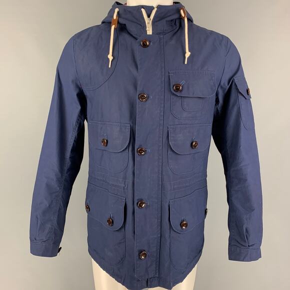 JUNYA WATANABE Size S Navy Brown Coated Canvas Nautical Jacket - Picture 1 of 1